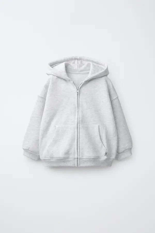 KAPUZENSWEATJACKE MIT REISSVERSCHLUSS - фото товара