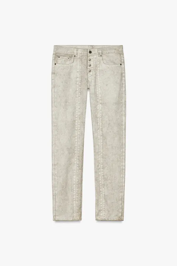Товар JEANS SLIM-FIT IN GEWACHSTER OPTIK MIT WASCHUNG из интернет-магазина zara.com