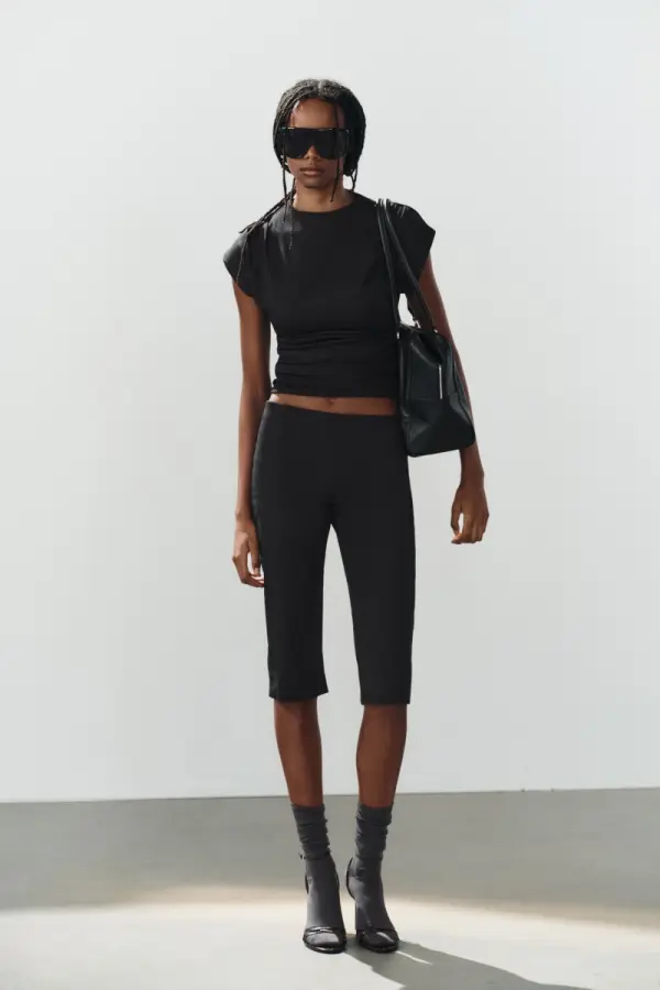 GATHERED SASH TOP - фото товара