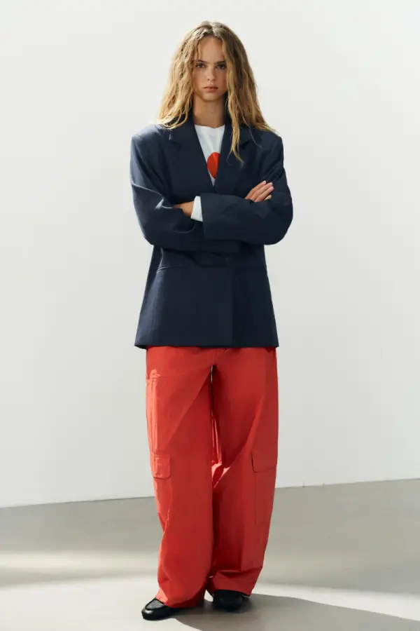 BLAZER OVERSIZE MIT streifen - фото товара
