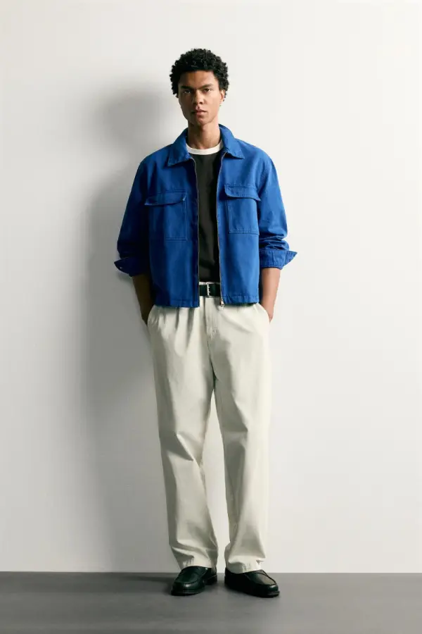 OVERSHIRT BOXER FIT MIT TASCHEN - фото товара