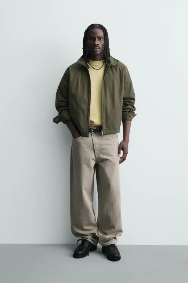 RELAXED FIT TROUSERS WITH WRAP FASTENING - Каталогеру: заказать в России с доставкой из Европы