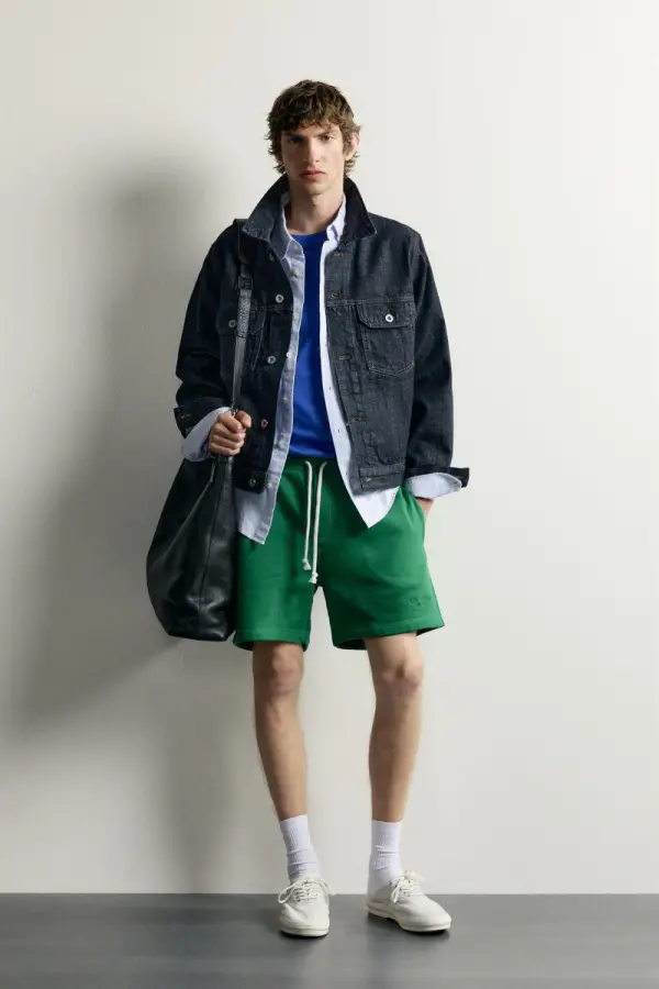 BERMUDASHORTS MIT STICKEREI 0FR. PARIS X ZARA - фото товара