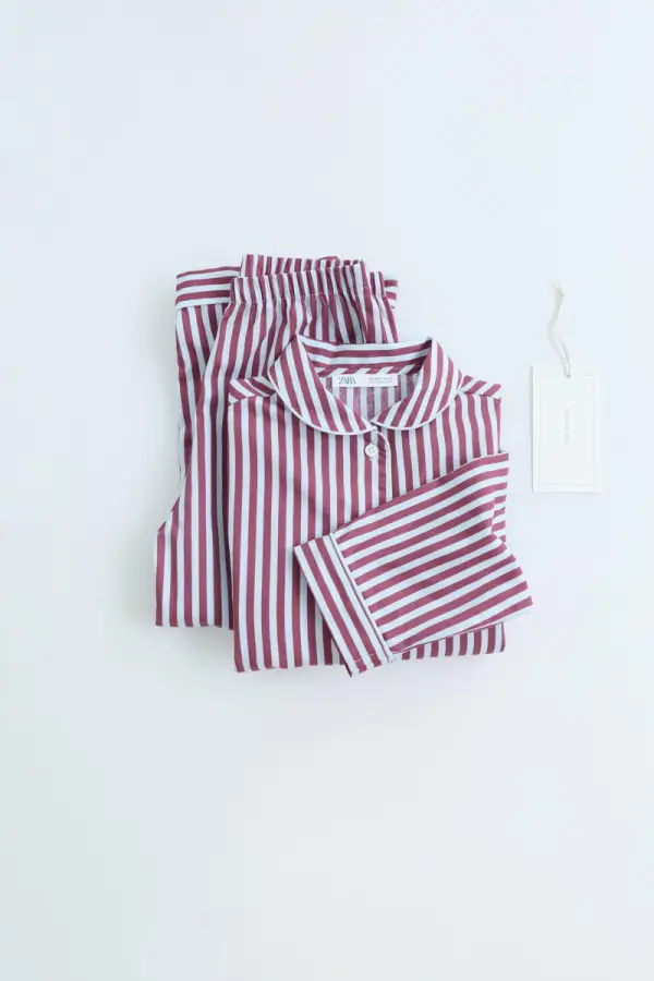 ZARA TIMELESS - GESTREIFTER PYJAMA - фото товара