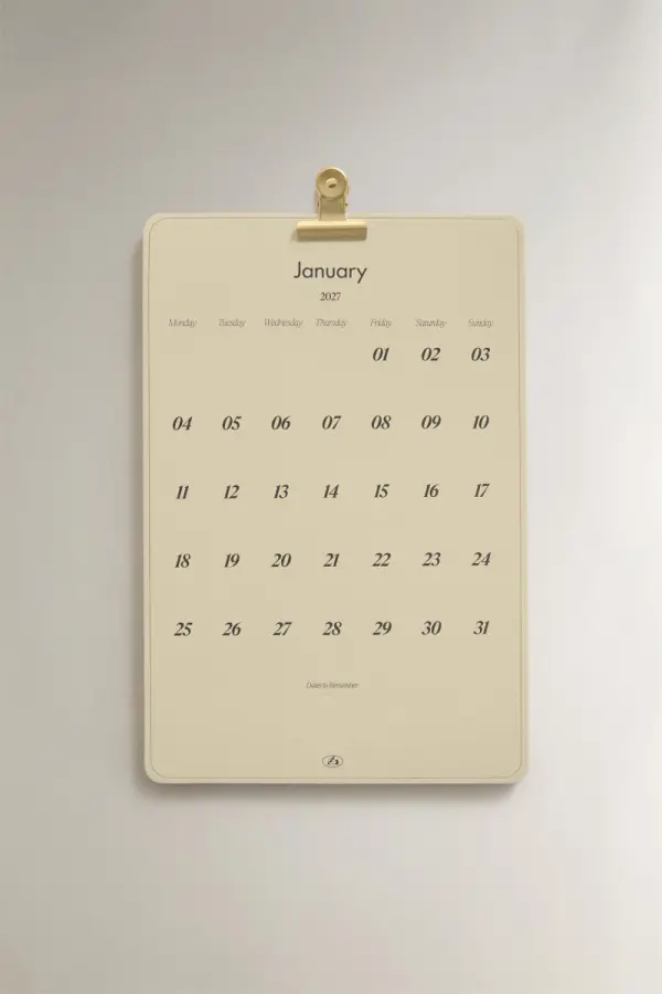 WANDKALENDER 2027 - фото товара