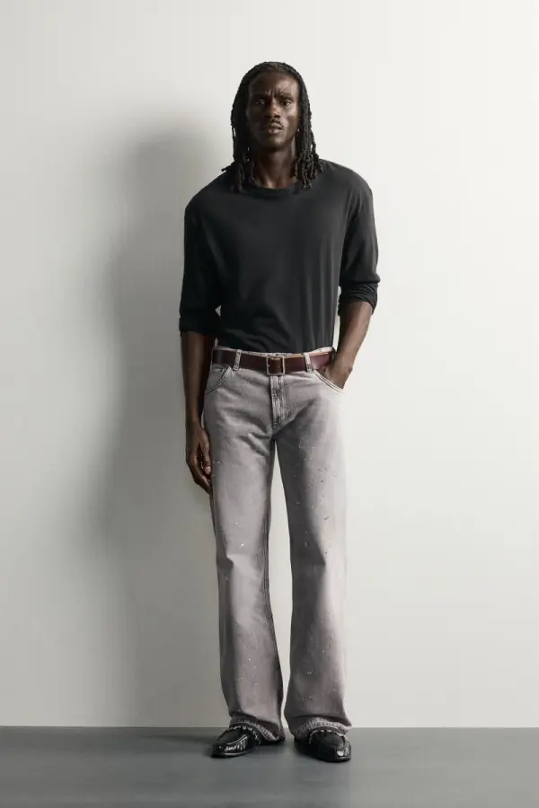 BOOTCUT-JEANS LOW RISE - фото товара
