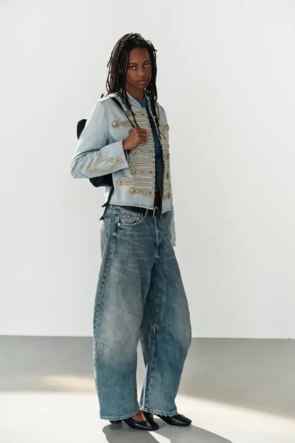 TRF DENIM-JACKE MIT KNOePFEN - фото товара