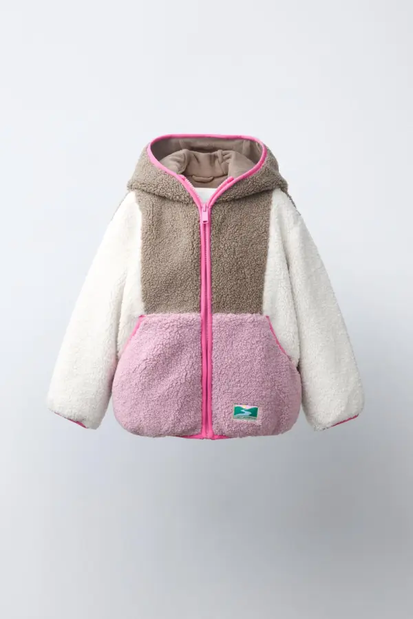 Teddyjacke farbe block - фото товара