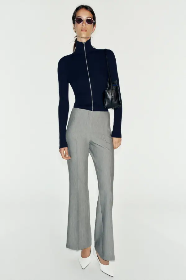 HUeFTHOSE MIT FLARE-BEIN - фото товара