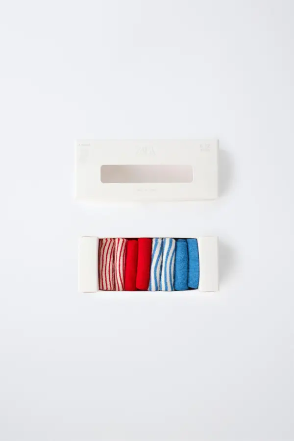 4er-Pack Socken bunt in verschiedenen Farben - фото товара