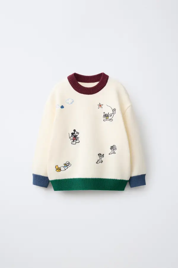 STRICKPOLO MIT MICKY-MAUS-STICKEREI © DISNEY - фото товара