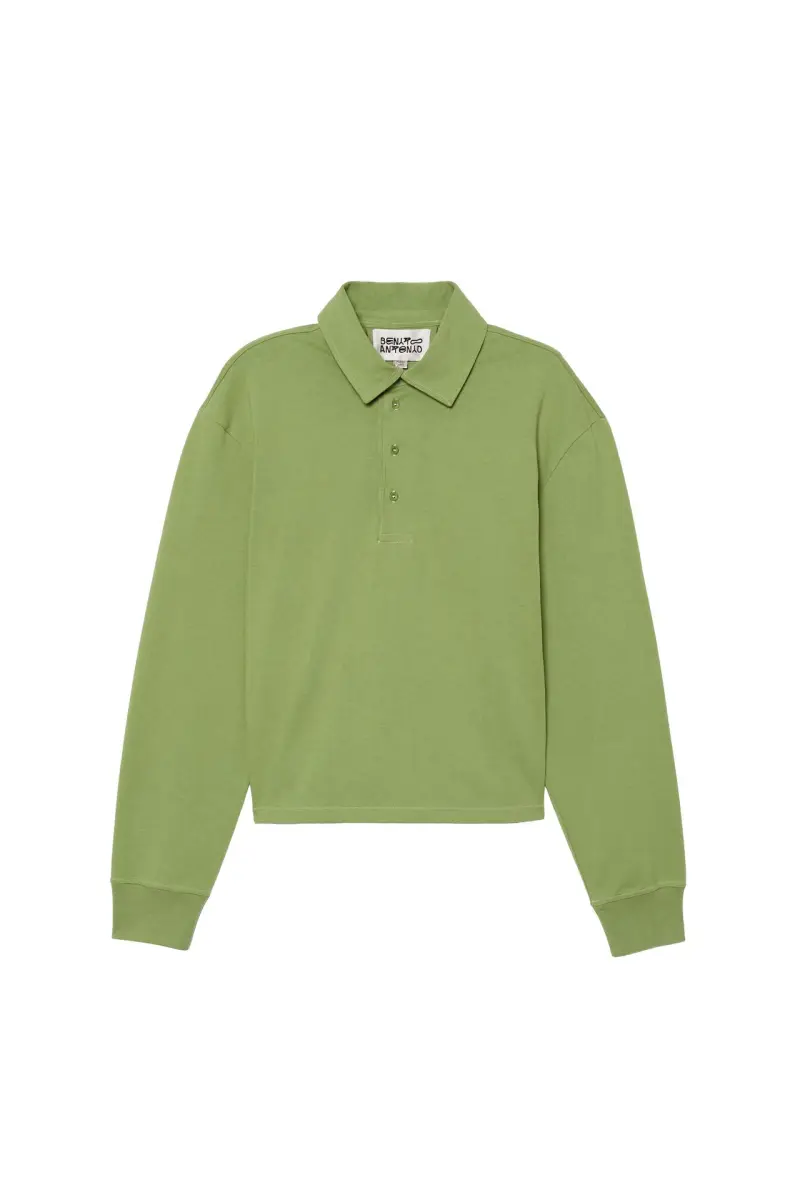 CROPPED-FIT-POLOSHIRT AUS BAUMWOLLE - Каталогеру: заказать в России с доставкой из Европы