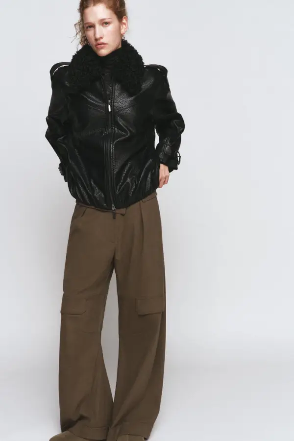 BOMBERJACKE AUS KUNSTLEDER ZW COLLECTION - Каталогеру: заказать в России с доставкой из Европы