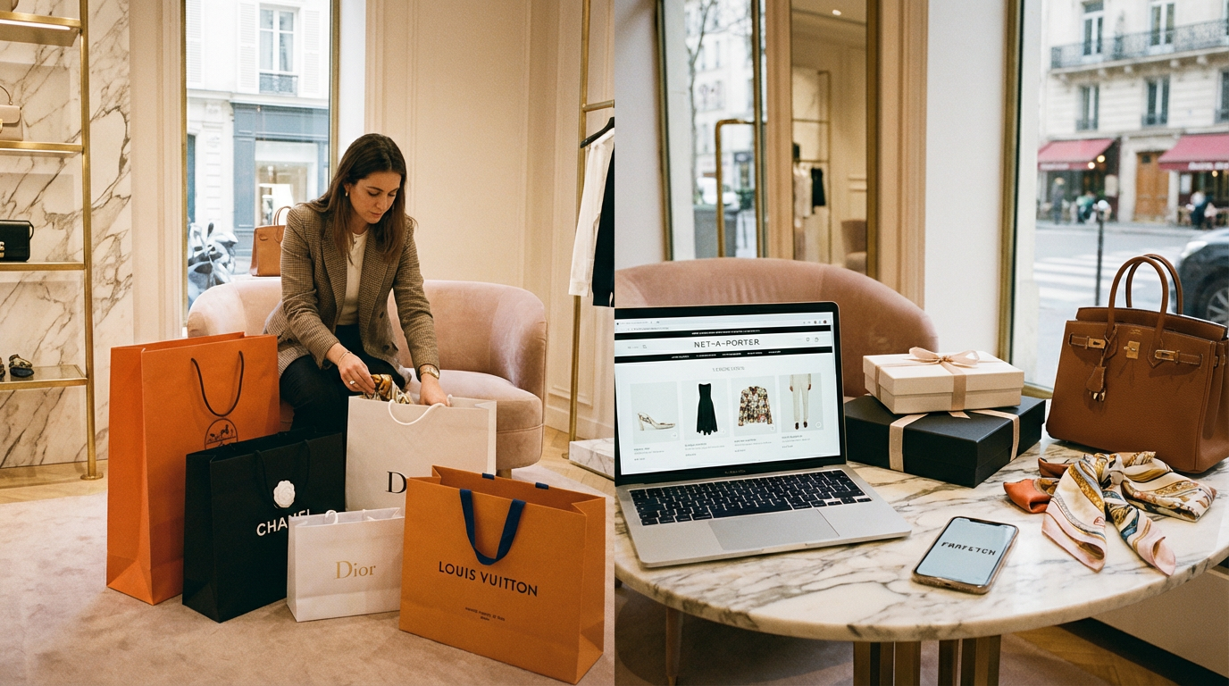 Как байеры заказывают luxury из Европы: Farfetch, MyTheresa, The Outnet и Yoox — и как ты можешь оформить заказ с доставкой в Россию и оплатой в рублях