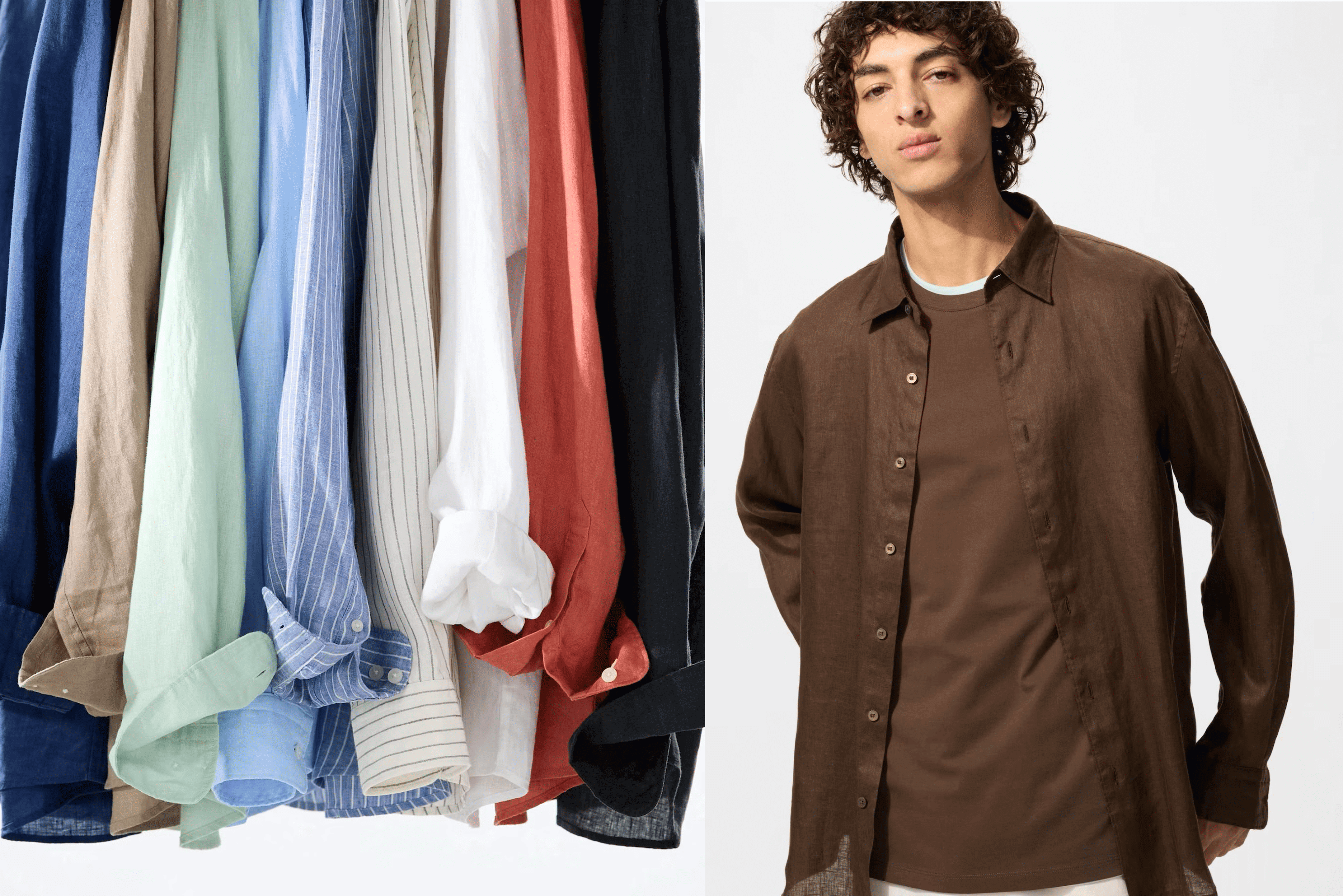 Мужская коллекция из льна от UNIQLO: комфорт, стиль и лёгкость лета 2025
